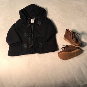 Old Navy Black Pea Coat Sz 18-24 mo